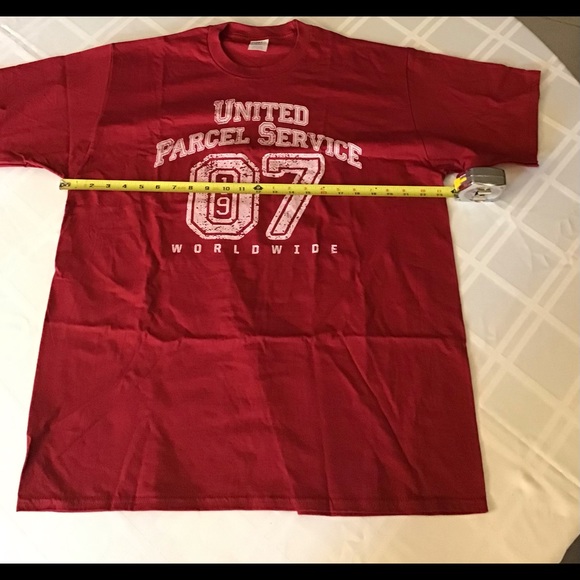 New, never worn. Red UPS T-Shirt. Size XL. - Picture 2 of 2